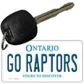 Go Raptors  Wholesale Novelty Metal Key Chain