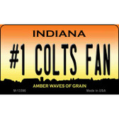 Number 1 Colts Fan Wholesale Novelty Metal Magnet M-13396