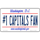 Number 1 Capitals Fan Wholesale Novelty Metal Magnet M-13542