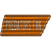 Predators Fan Wholesale Novelty Corrugated Effect Metal Tennessee License Plate Tag
