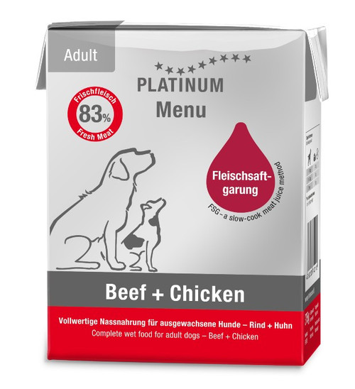 Menu Adult Beef & Chicken 375g
