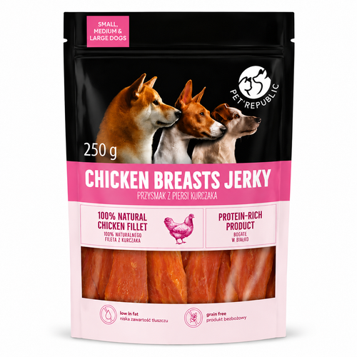 Pet Republic Chicken breasts Jerky 250g