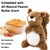 Plush squirrel - peanut butter - small