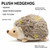 Plush hedgehog - sweet potato - medium