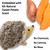 Plush hedgehog - sweet potato - medium