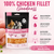 Pet Republic Chicken Breast Strips for cats 50g