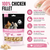Pet Republic Freeze Dried Chicken Breasts for cat 30g