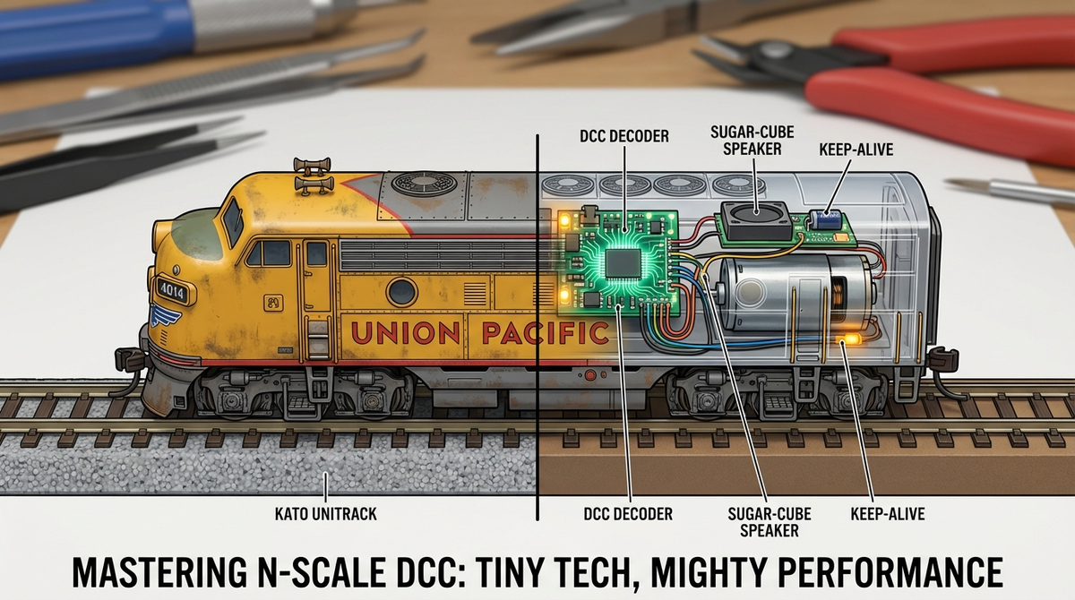 N Scale Train Set with DCC: A Working Man's Guide to Getting It Right