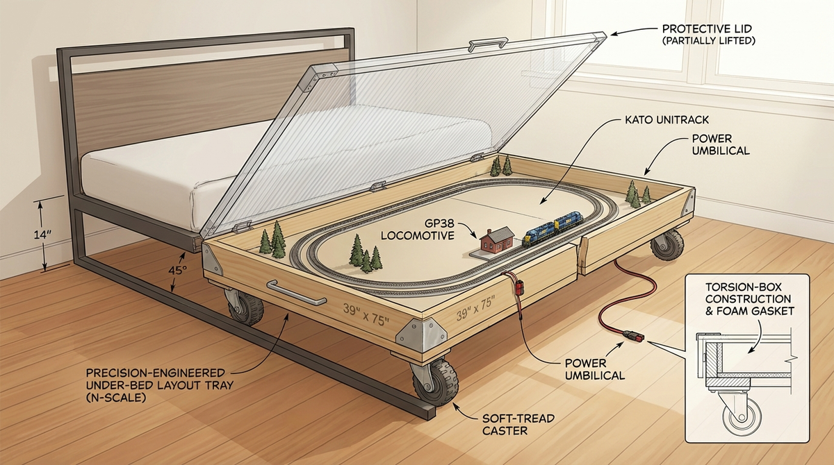 Model Train Layout Under Bed Design: A Practical Guide to Building in Forgotten Space