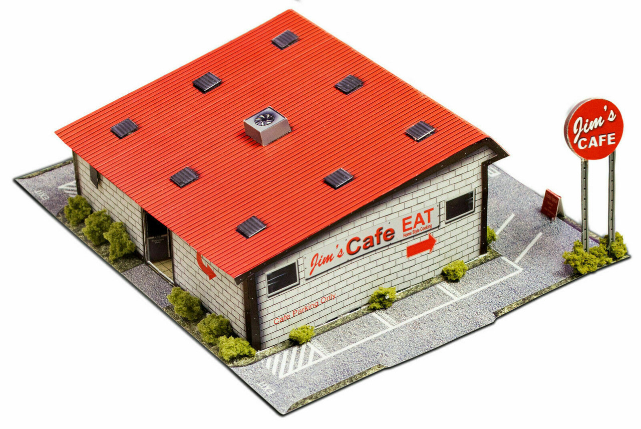 BK 3220 1:32 Scale Diner Building Kit for Shop All by Innovative Hobby ...
