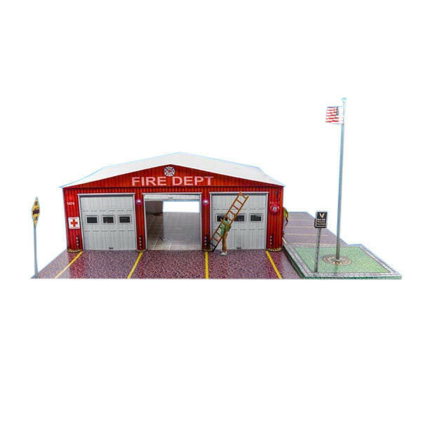 Reviews: BK 4314 1 43 Scale Fire Department Photo Real Scale Building Kit