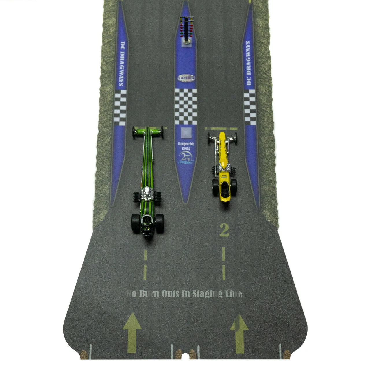 MG 9007 1/64 Scale 1/8 Mile Drag Strip Raceway Real Roads STYLE 6 for ...