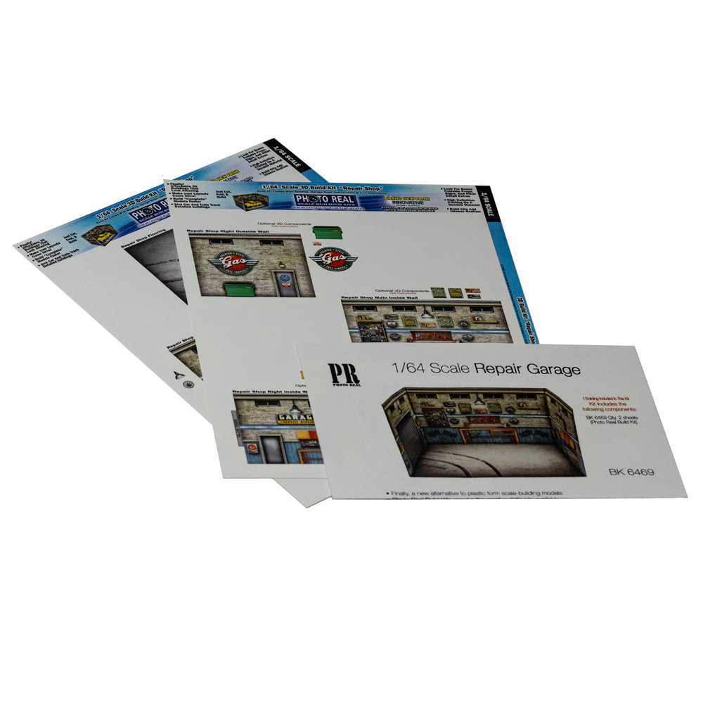 BK 6469 Repair Garage for Building Kits by Innovative Hobby Supply