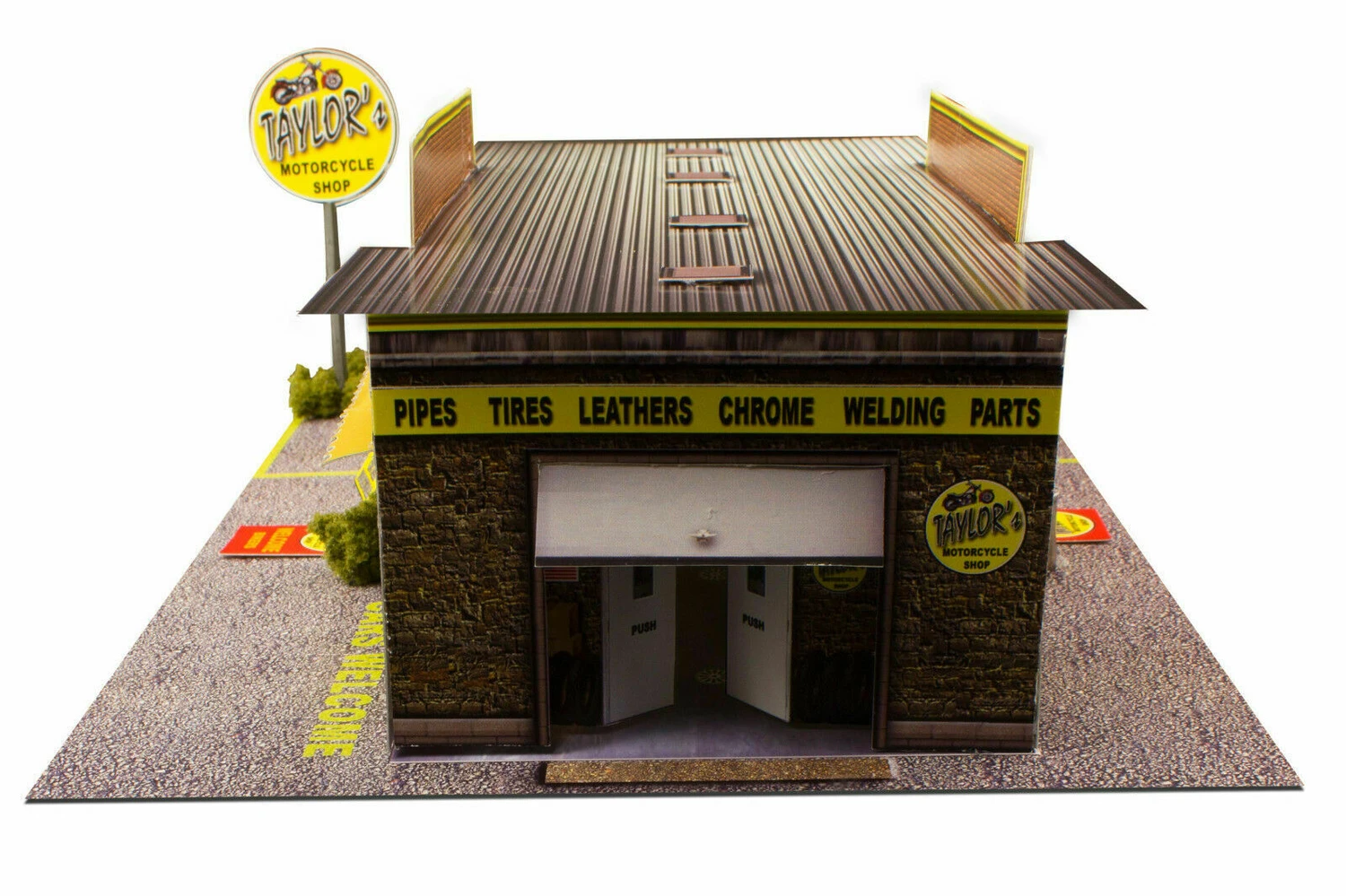 BK 3201 1:32 Scale Motorcycle Shop Model Building Kit