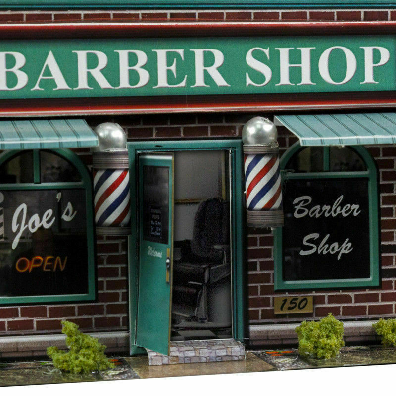 BK 3209 1:32 Scale Barber Shop Building Kit