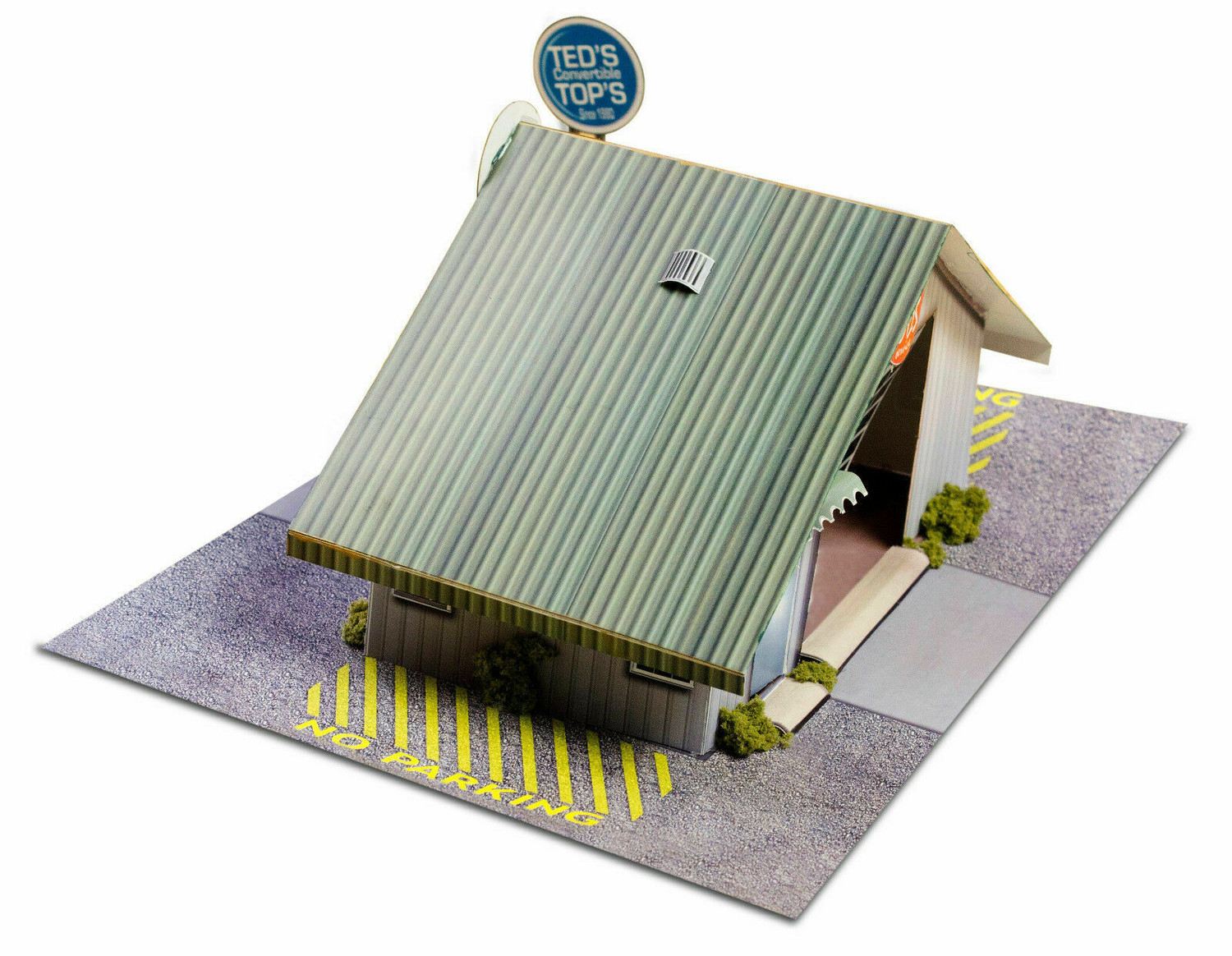 BK 3210 1:32 Scale Commercial Steel Garage Building Kit