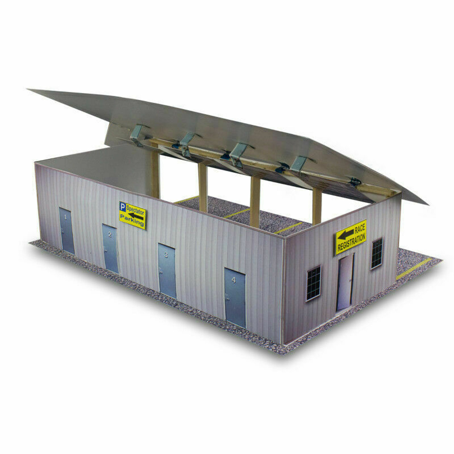 BK 3211 1:32 Scale Pit Garage Building Kit