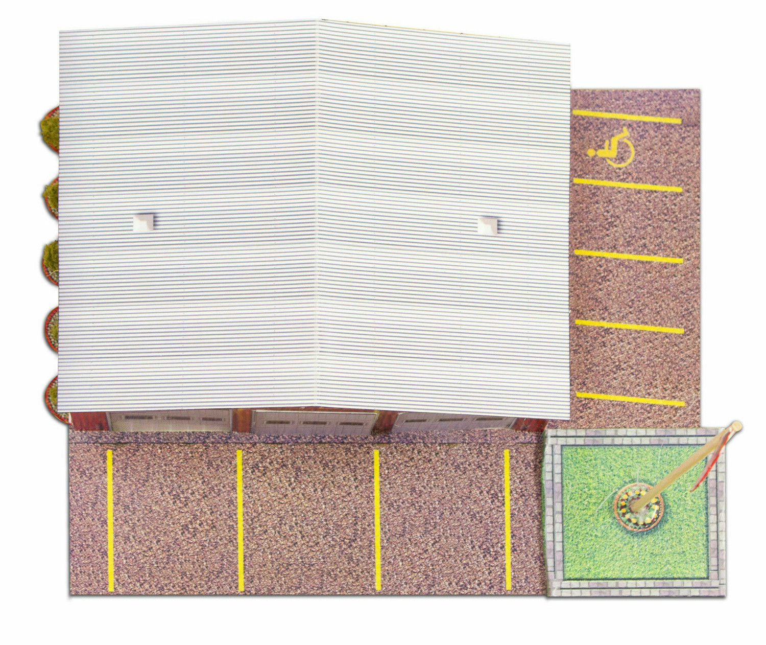 BK 3214 1:32 Scale Fire Department Building Kit
