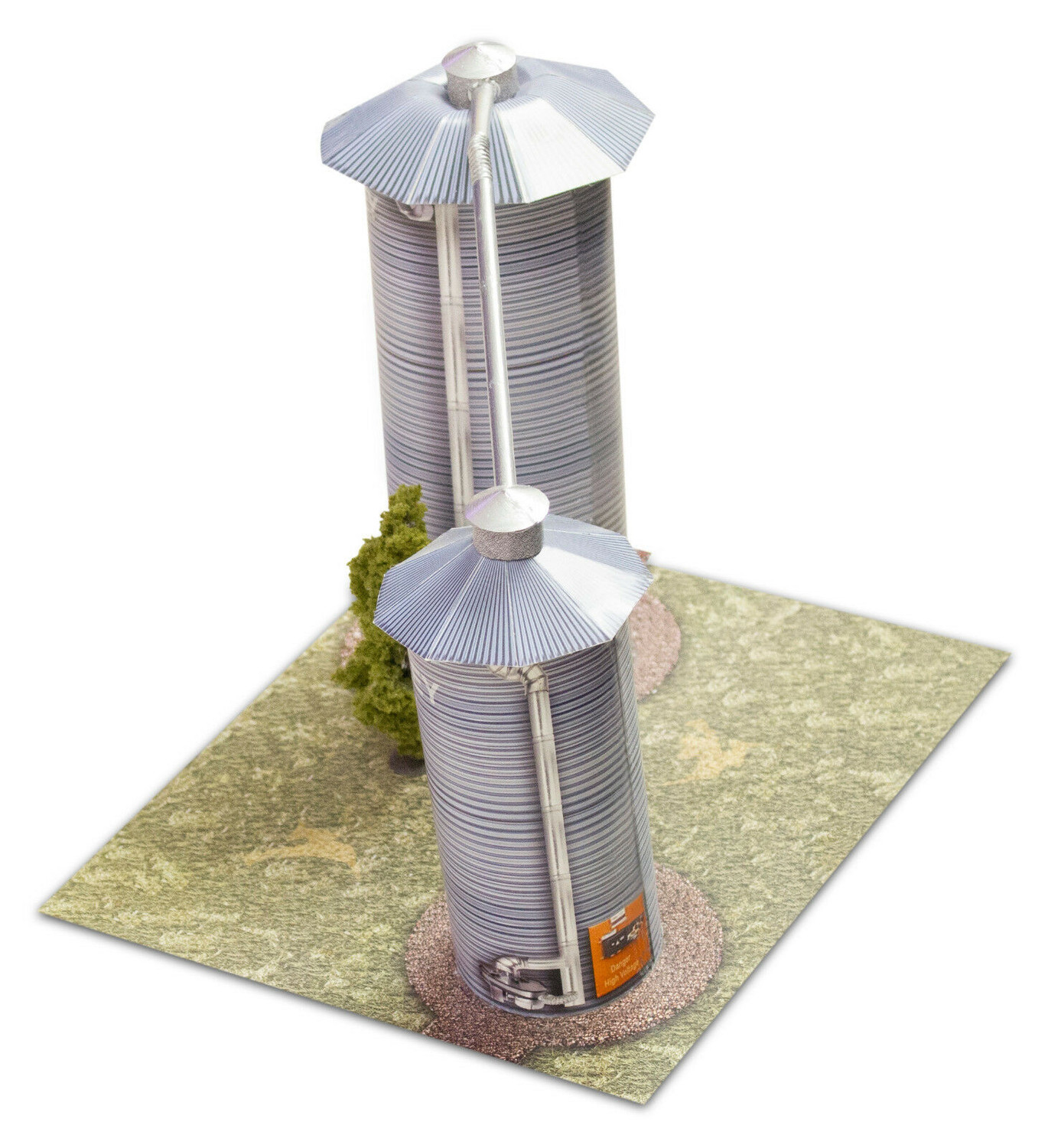 BK 4804 1:48 Scale "Grain Dryers" Photo Real Scale Building Kit