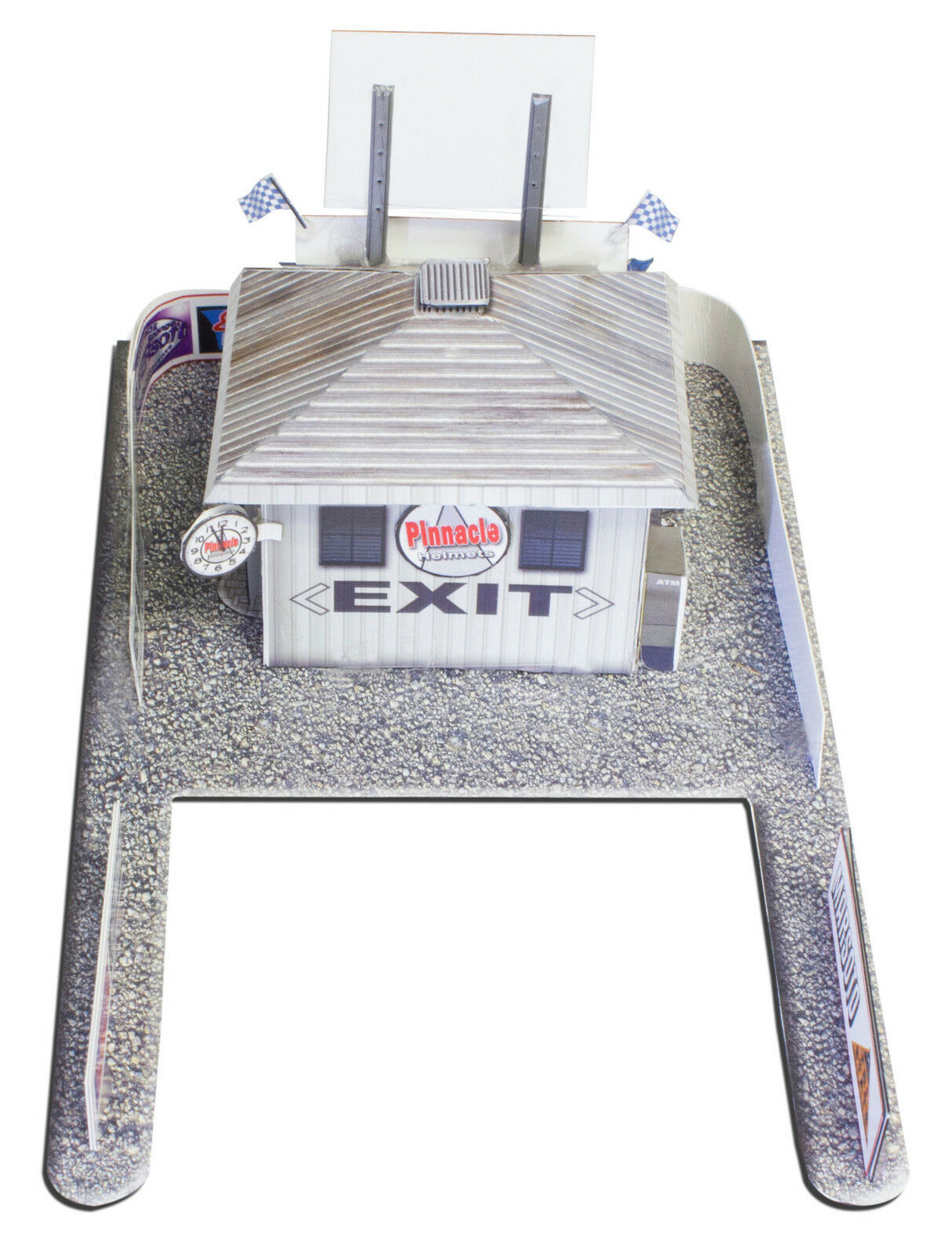 BK 4806 1:48 Scale "Ticket and Gate Entrance" Photo Real Scale Building Kit