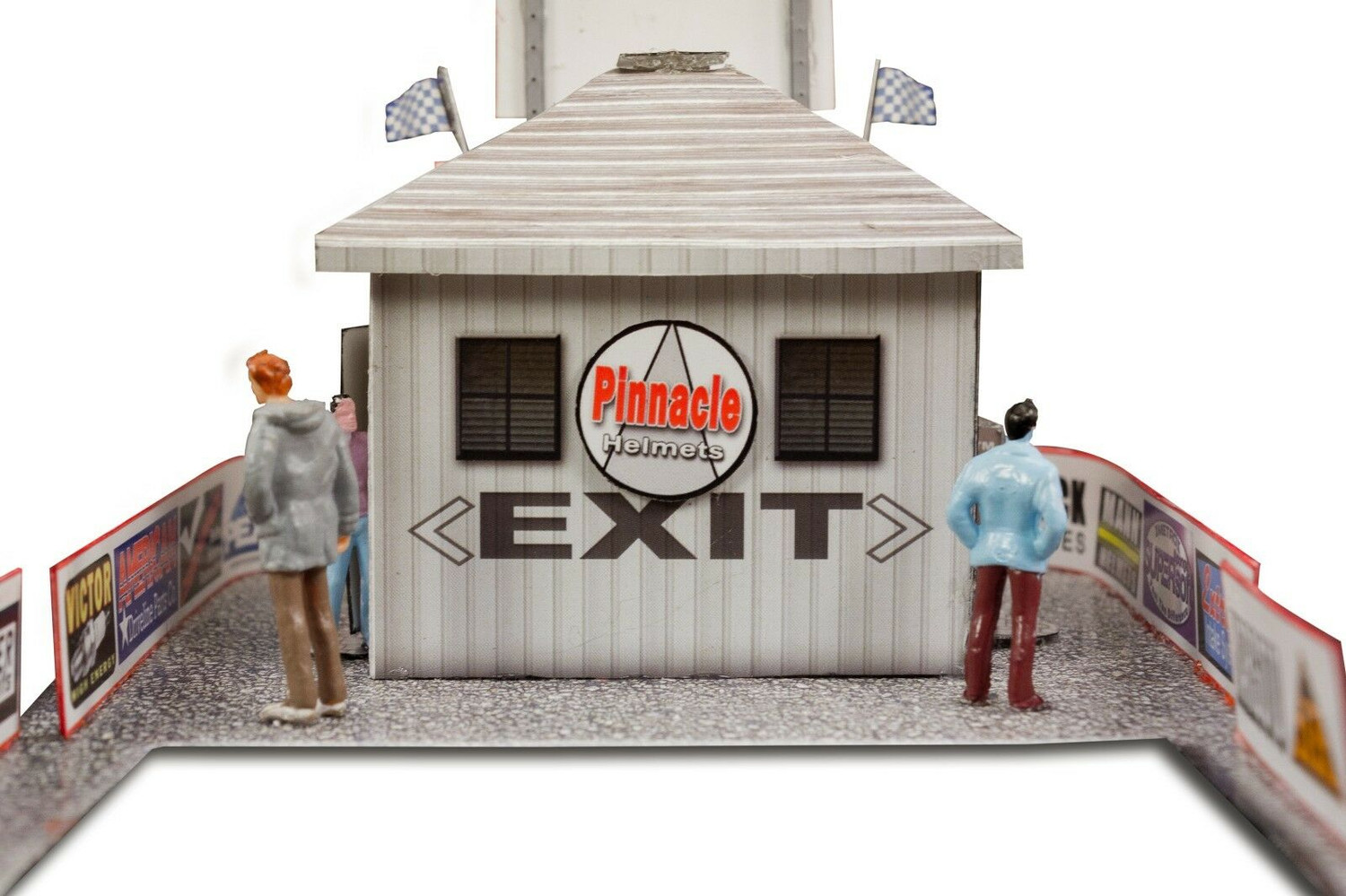 BK 4806 1:48 Scale "Ticket and Gate Entrance" Photo Real Scale Building Kit