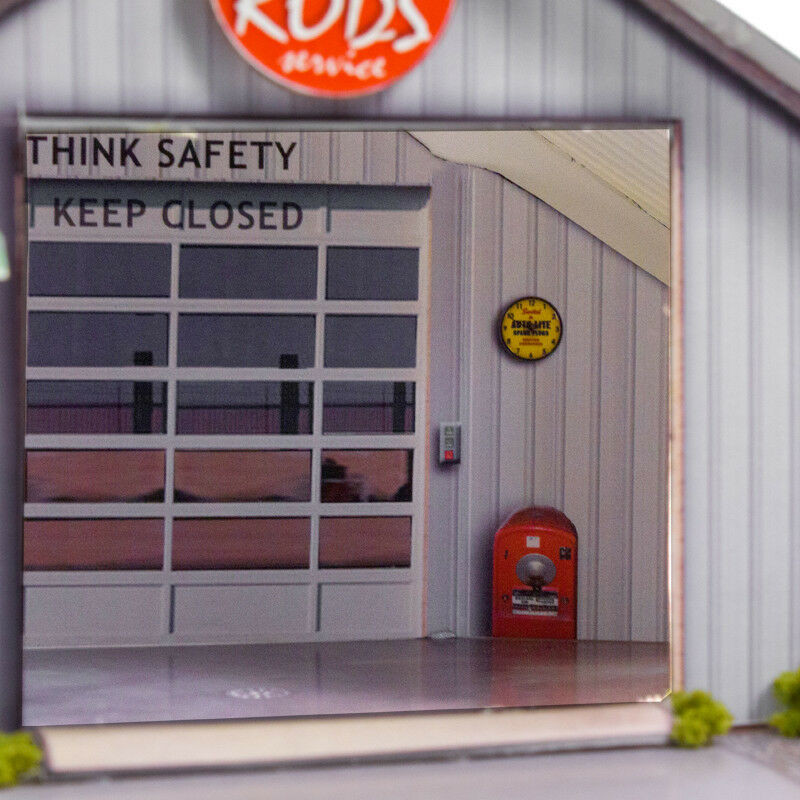 BK 4810 1:48 Scale "Commercial Steel Garage" Photo Real Scale Building Kit