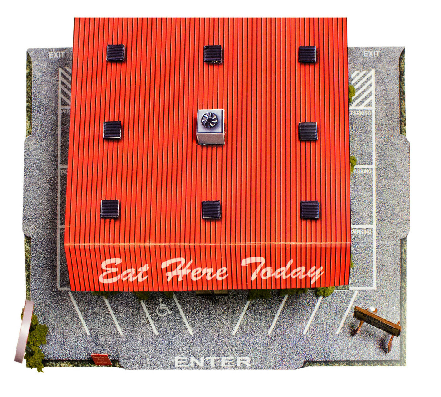 BK 4820 1:48 Scale "Diner" Photo Real Scale Building Kit