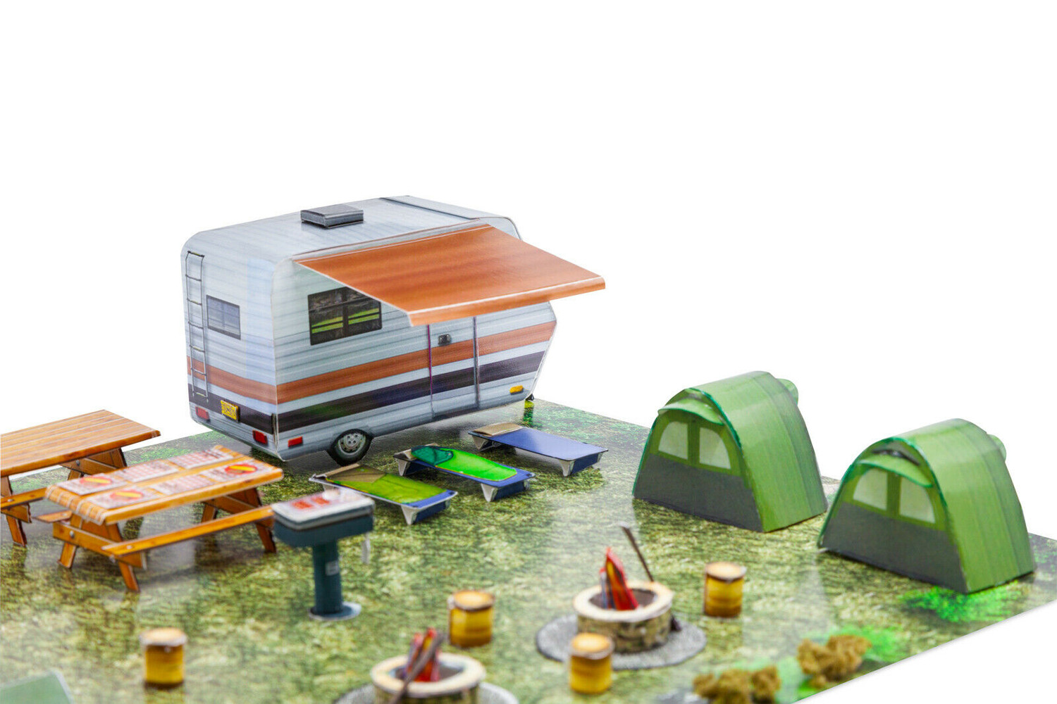 BK 4838 1:48 Scale Scout Camp Model Building Kit for Shop All by