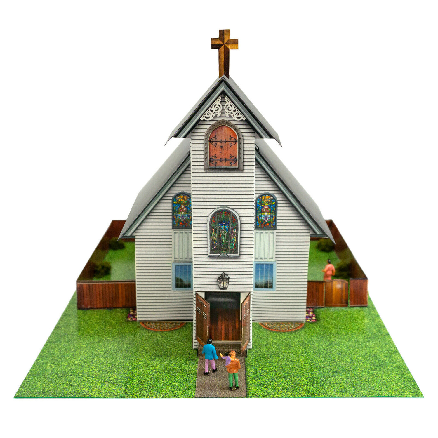 BK 4839 1:48 Scale Church Model Building Kit