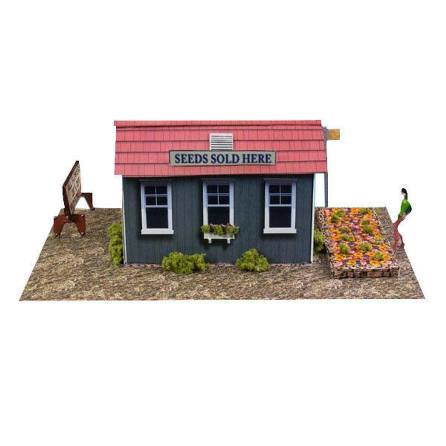 BK 6403 1:64 Scale "Garden Houses" Photo Real Scale Building Kit