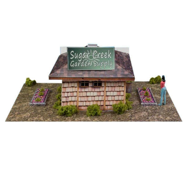 BK 6403 1:64 Scale "Garden Houses" Photo Real Scale Building Kit