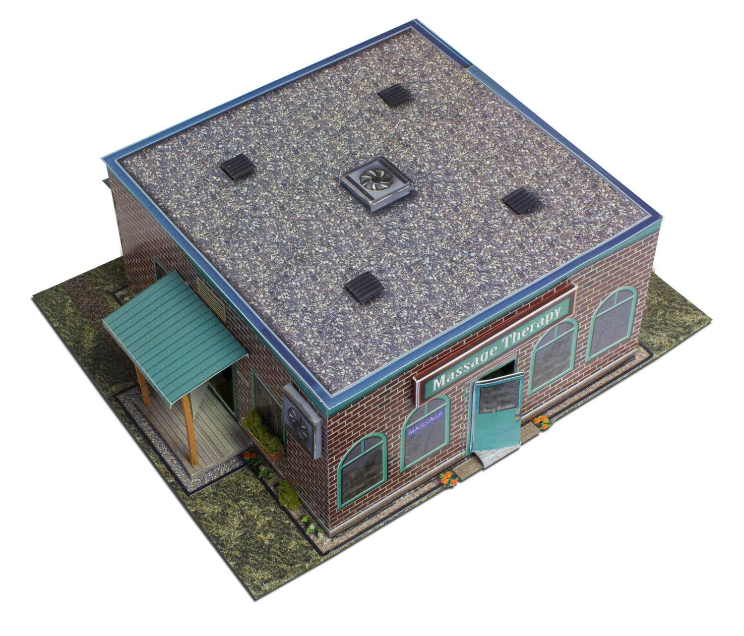 BK 6409 1:64 Scale "Barber Shop" Photo Real Scale Building Kit