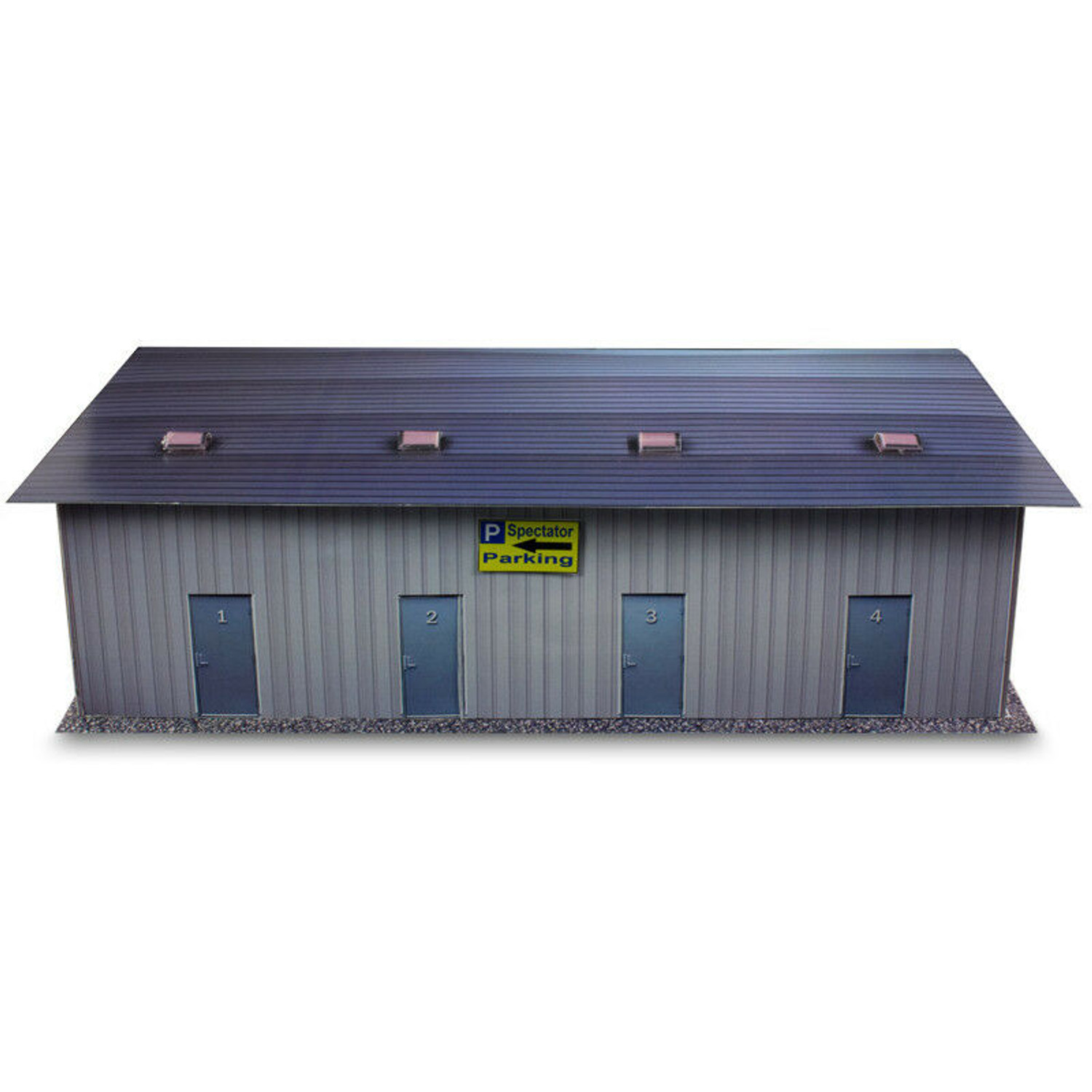 BK 6411 1:64 Scale "4 Stall Pit Garage" Photo Real Scale Building Kit