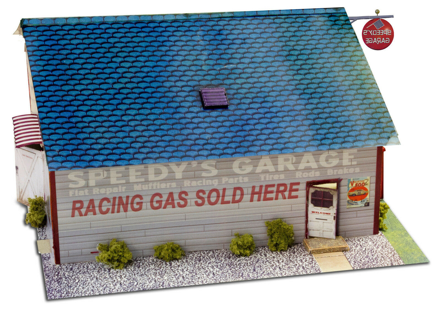 BK 6422 1:64 Scale "Speedy's Garage" Photo Real Scale Building Kit