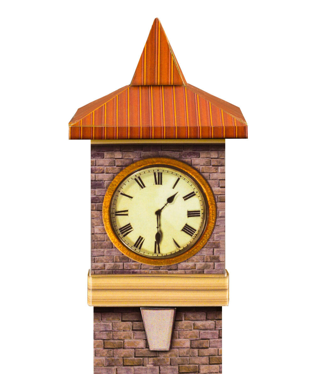 BK 6425 1:64 Scale Slot Car HO Photo Real Clock Tower Model fits Aurora, AFX