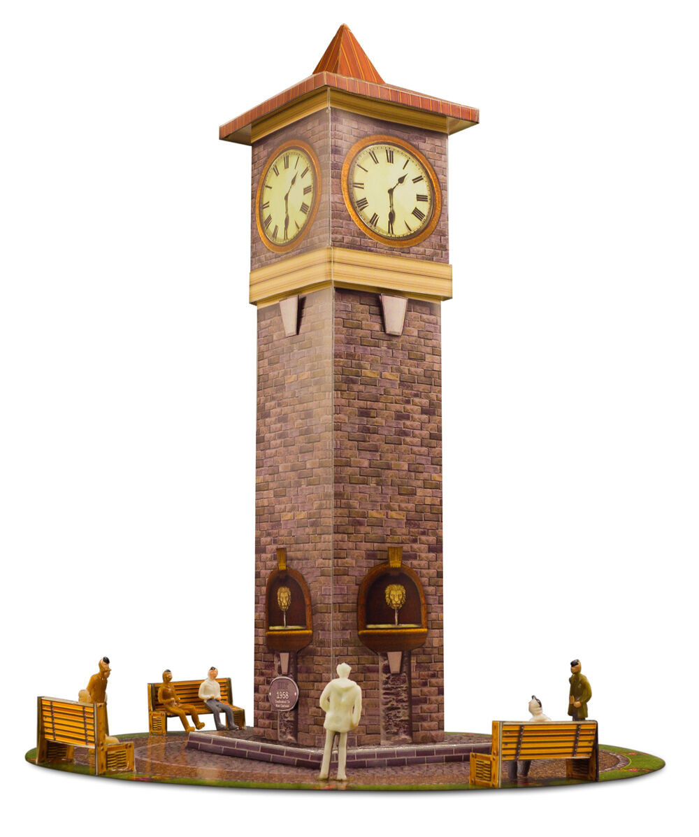 BK 6425 1:64 Scale Slot Car HO Photo Real Clock Tower Model fits Aurora, AFX