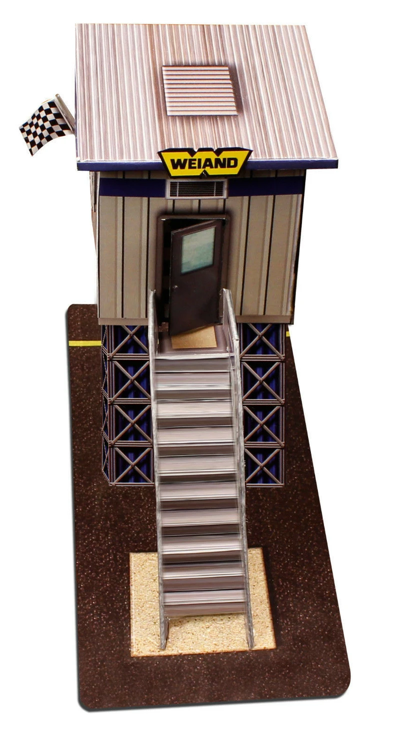 BK 6429 1/64 Slot Car HO "Marshalling Tower" Photo Real Fits Aurora AFX race tracks