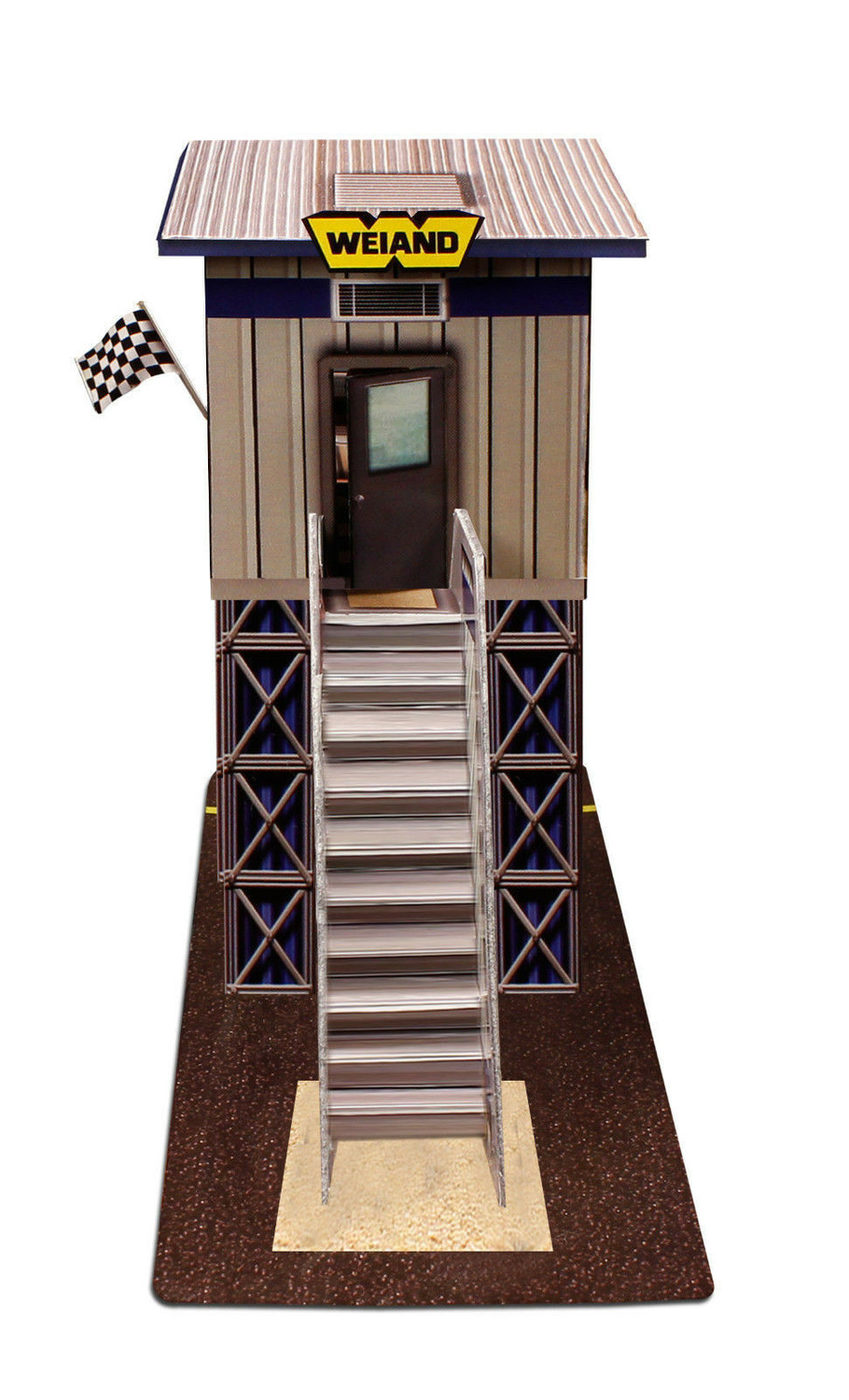 BK 6429 1/64 Slot Car HO "Marshalling Tower" Photo Real Fits Aurora AFX race tracks