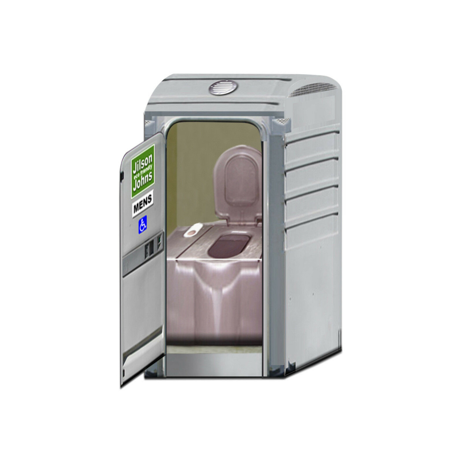 BK 6430 1/64 Scale Slot Car Photo Real "Porta Potty's, Park Benches, Trash Cans"