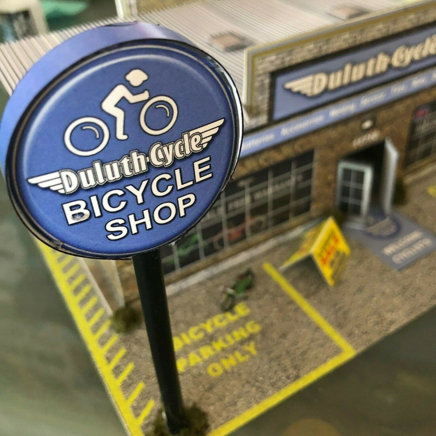 BK 6438 1:64 Scale Duluth Cycle Bicycle Shop Building Kit