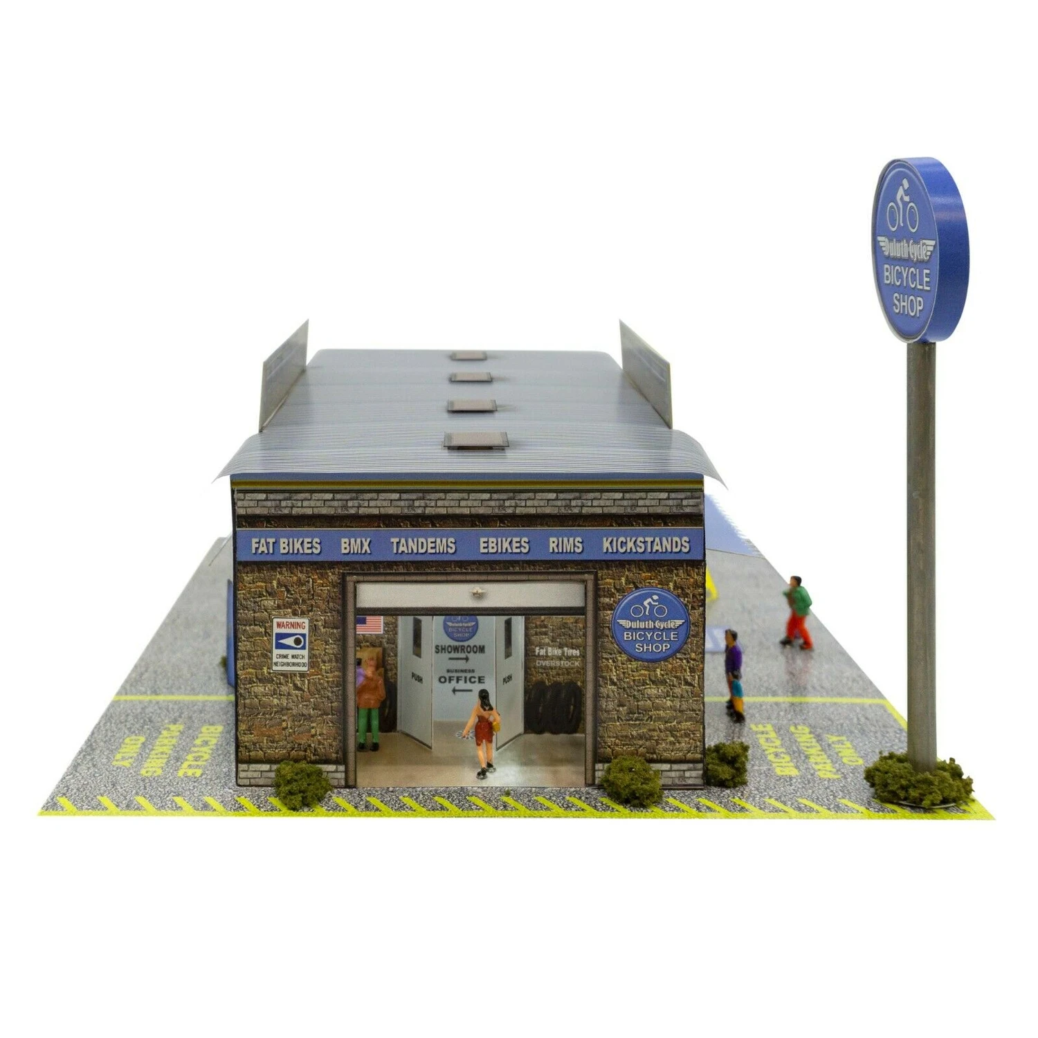 BK 6438 1:64 Scale Duluth Cycle Bicycle Shop Building Kit