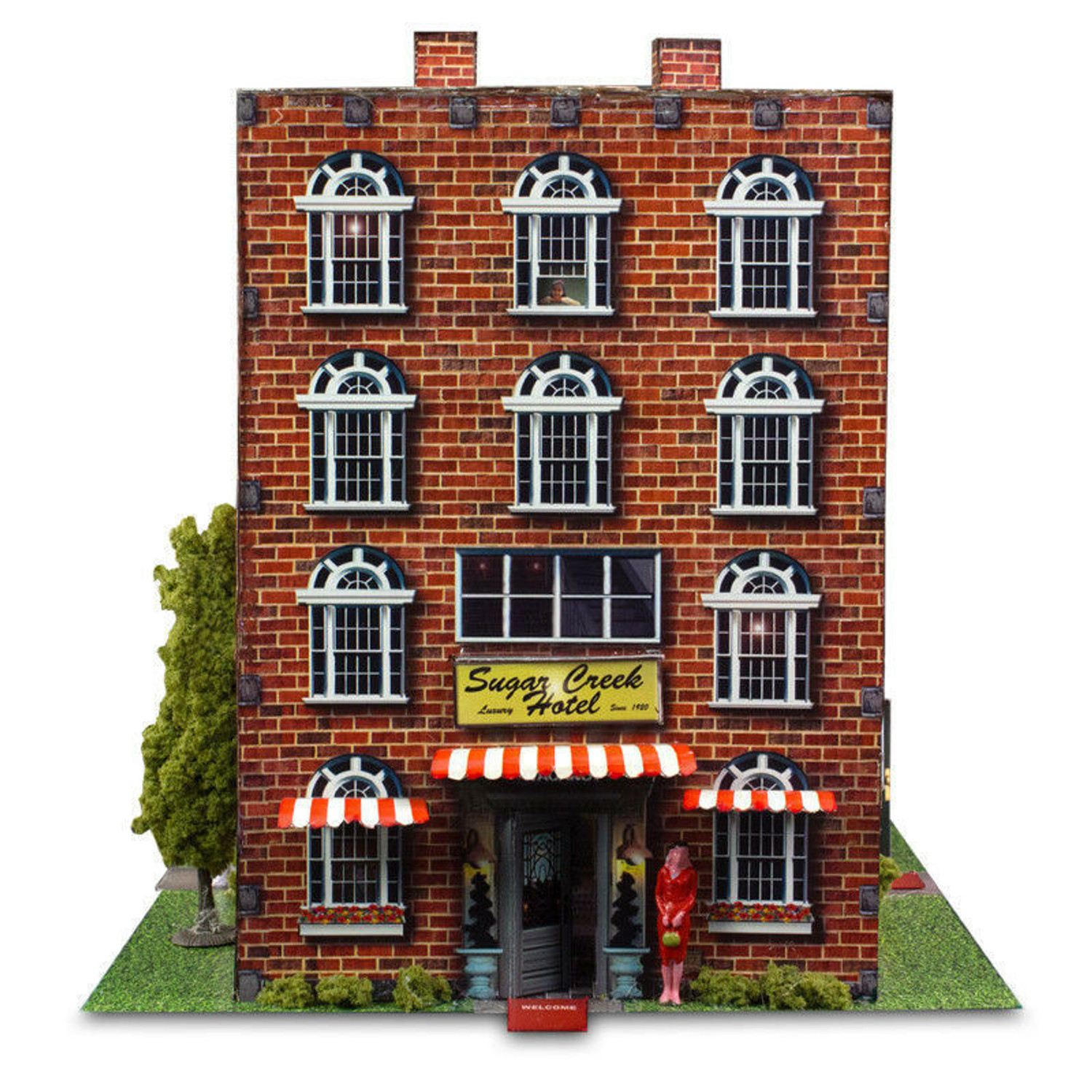 BK 8708 1:87 Scale "Hotel" Photo Real Scale Building Kit