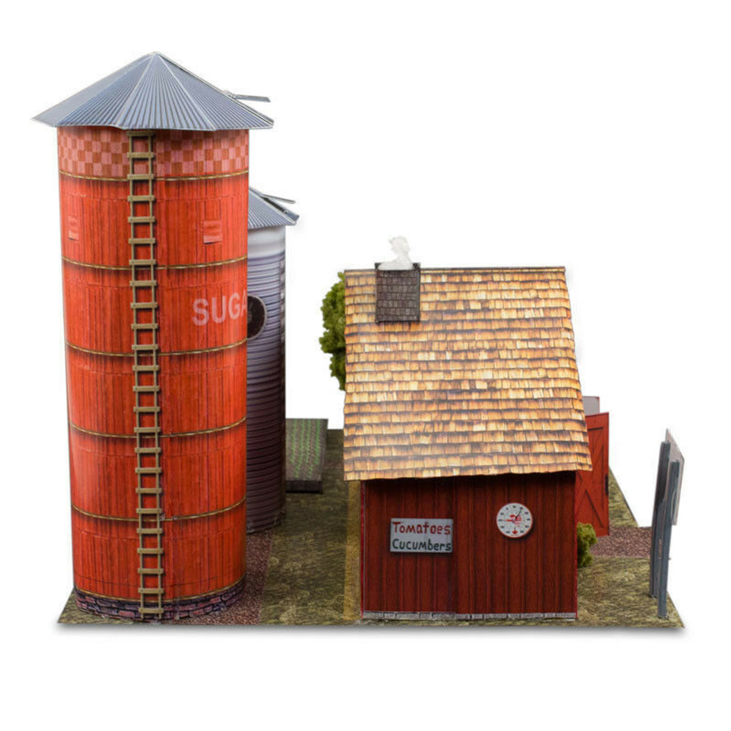 BK 8709 1:87 Scale "Farm Kit" Photo Real Scale Building Kit