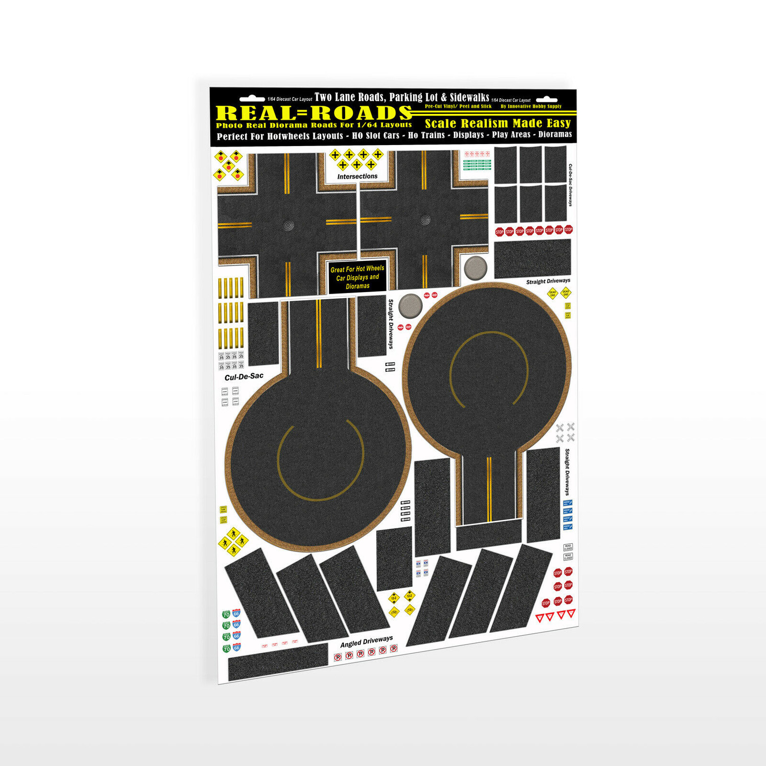 MG 9002 1/64 Scale Model Real Roads STYLE-2 Intersections & Cul-de