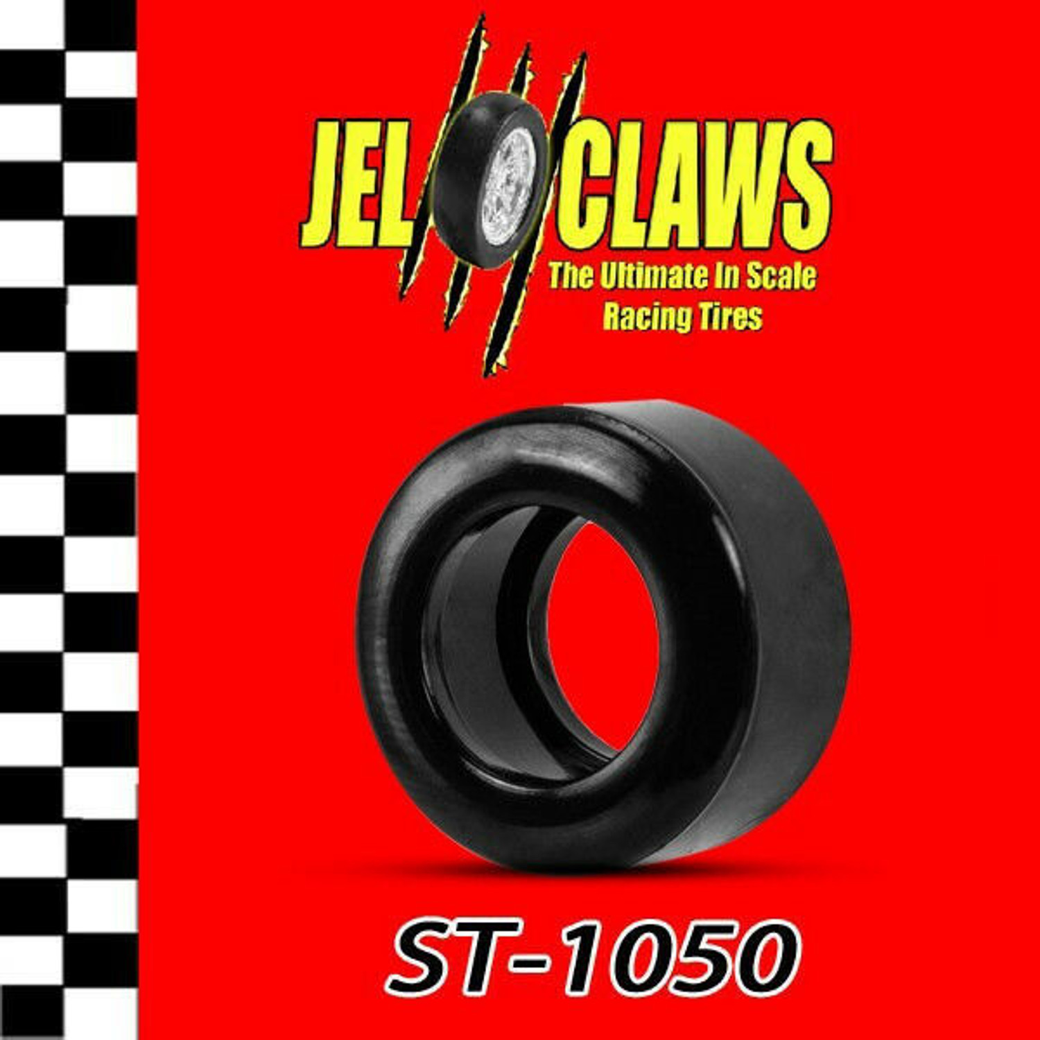 ST 1050 1/32 Scale Slot Car Tire for Fly GT40, Ferrari 365, GTB, Porsche, Scalextric GT40 Diablo, Renault 5 Turbo