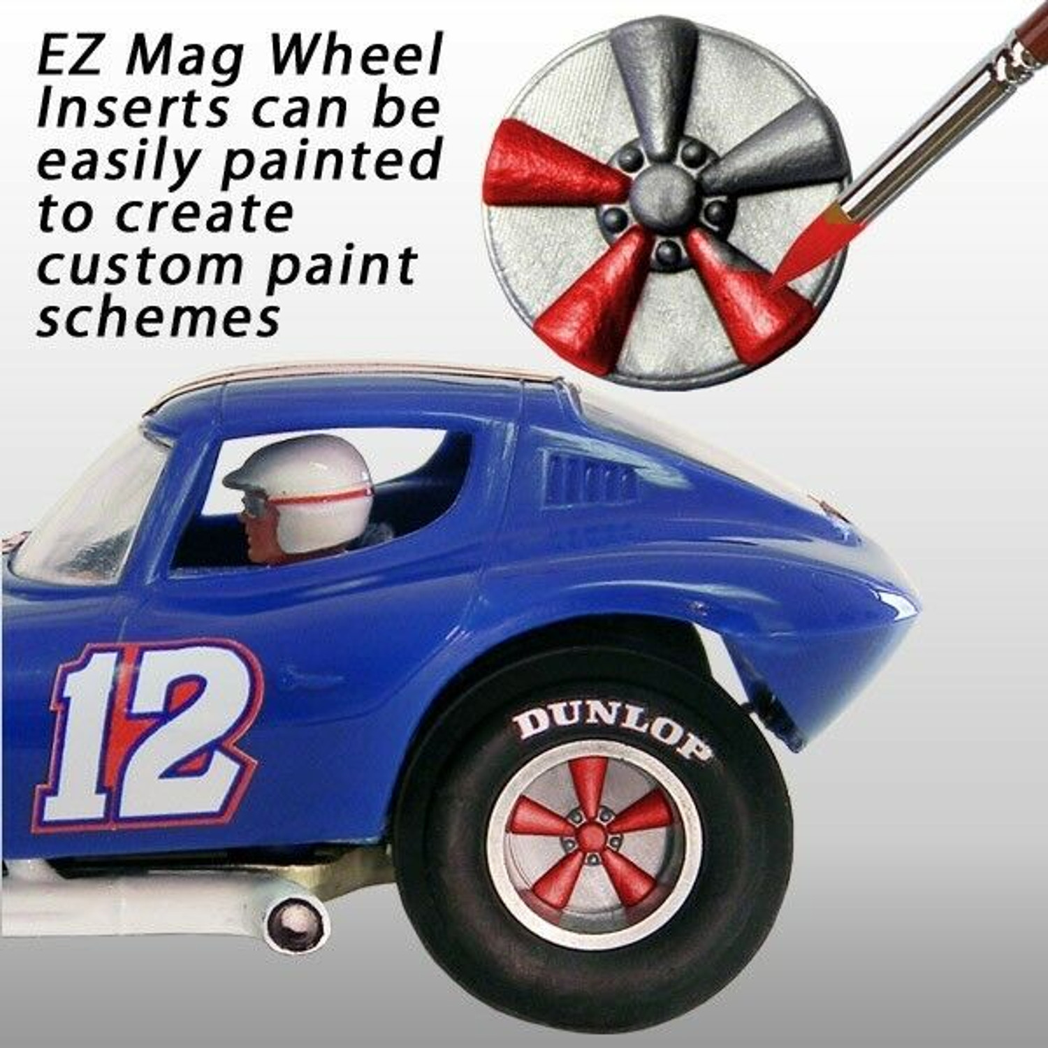 WI 2920-B Black Factory Stock Rim EZ Mag Wheel Inserts