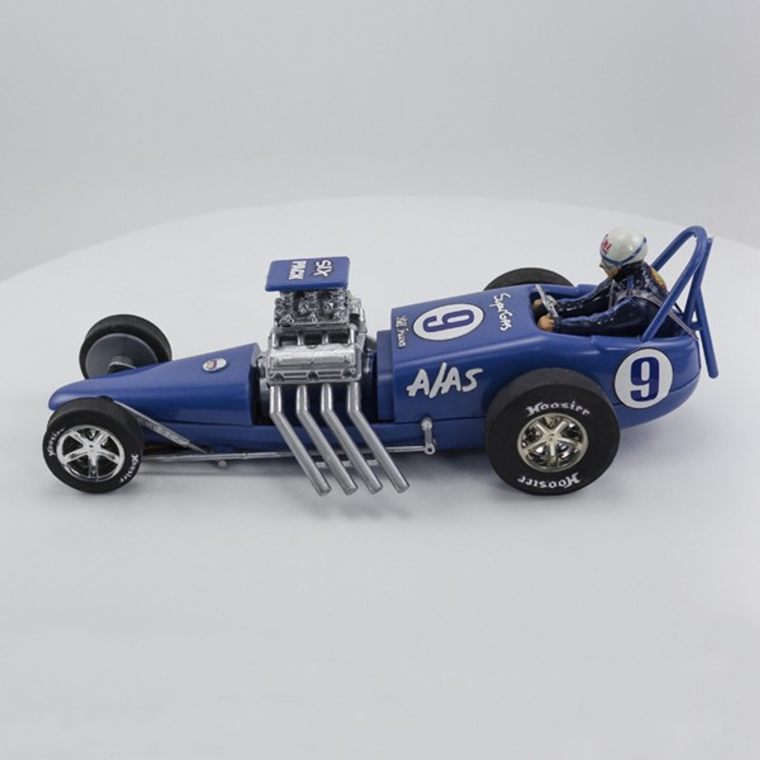 Stock Number: 16139 Blue Vintage Slingshot Dragster by Revell