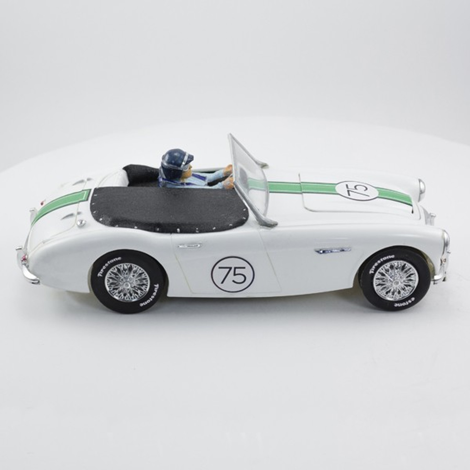 Stock Number: 16157 White 1963 Austin Healy Mk6 by Revell