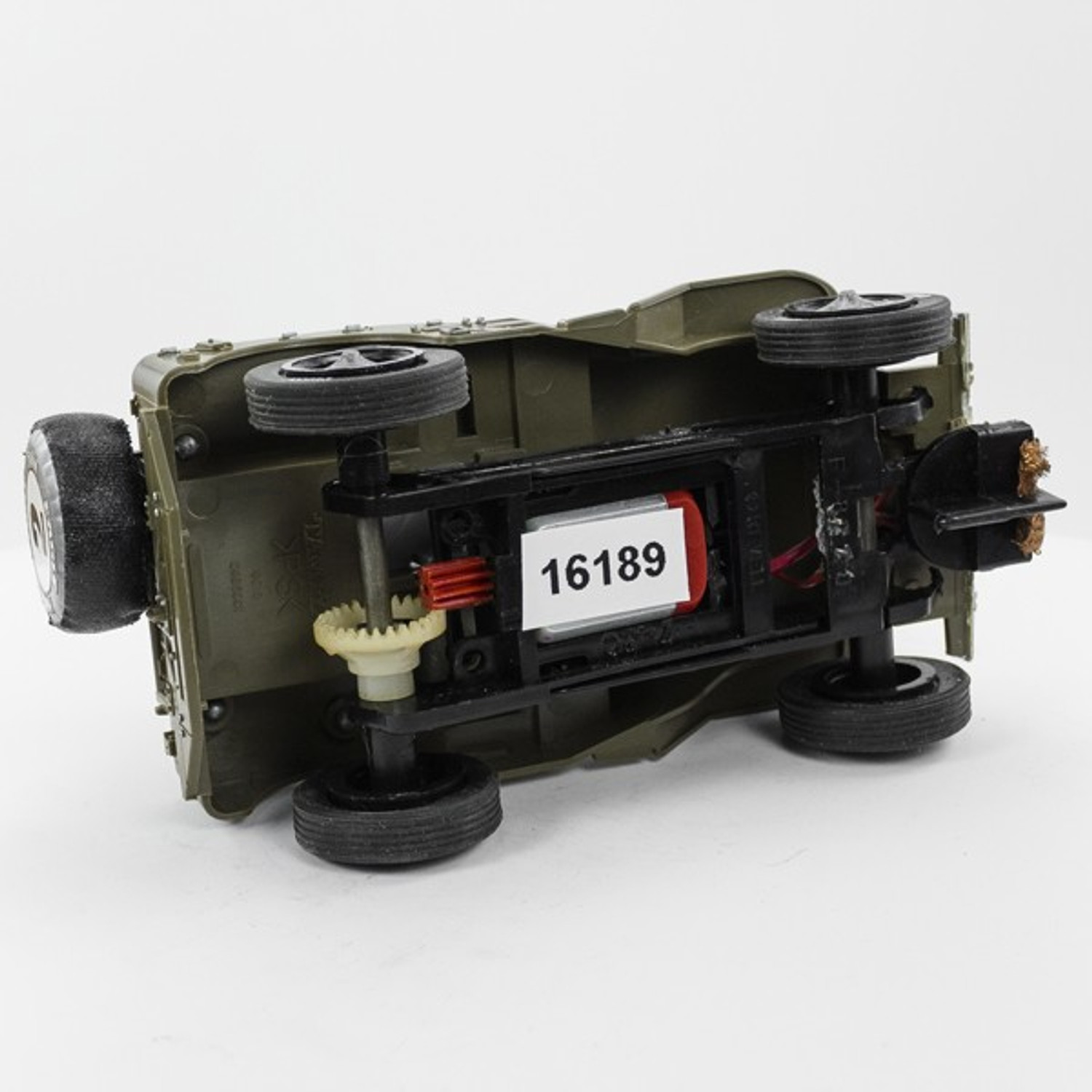 Stock Number: 16189 - Green Jeep by Unknown