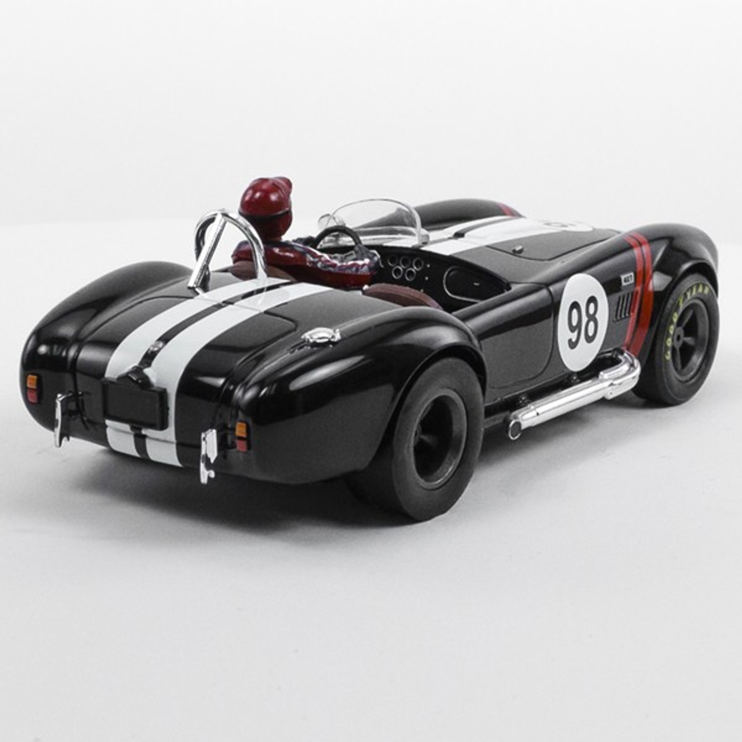 Stock Number: 16221 - Black White Stripe Number 98 Car by Unknown